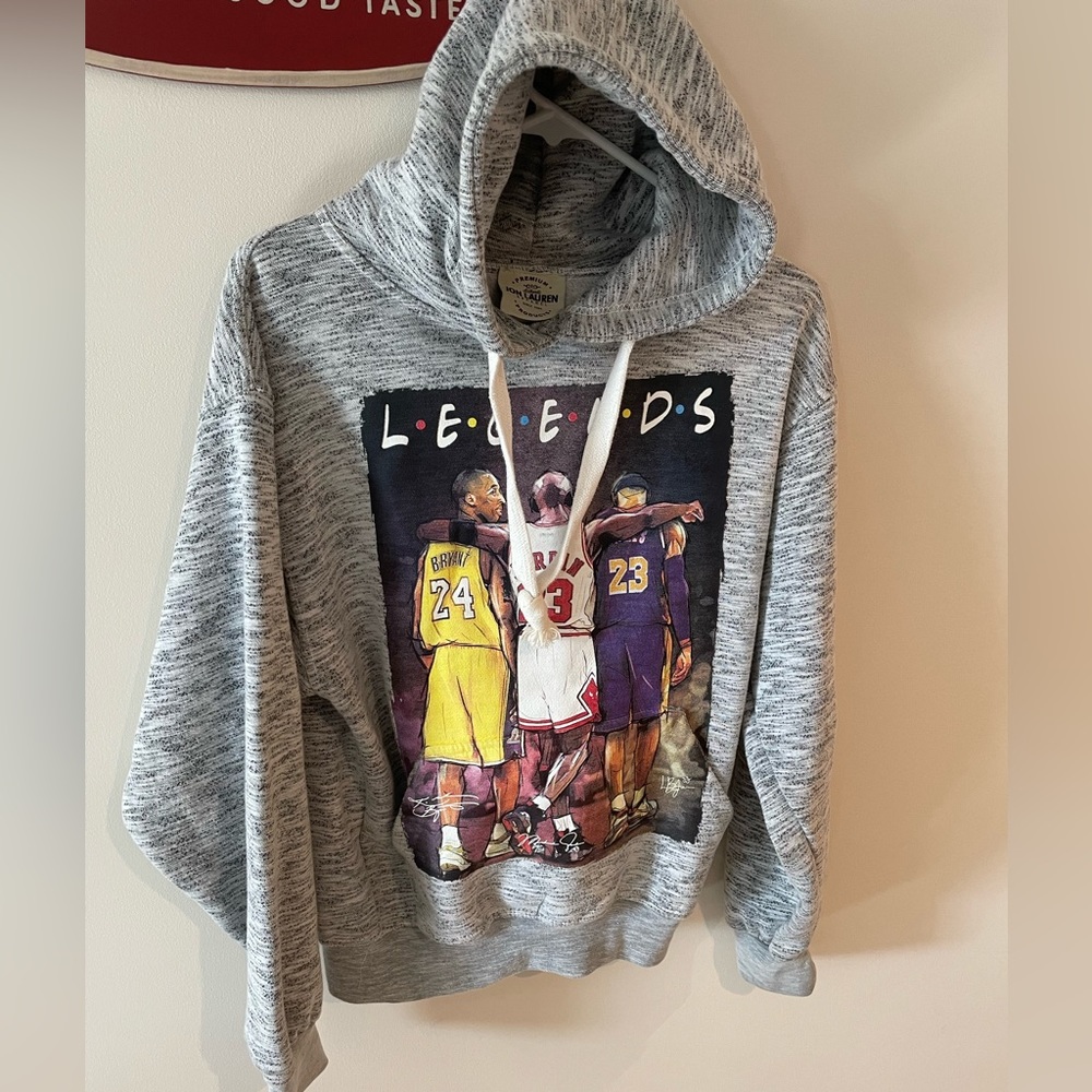 Kobe, Jordan, Lebron Legends adult hoodie